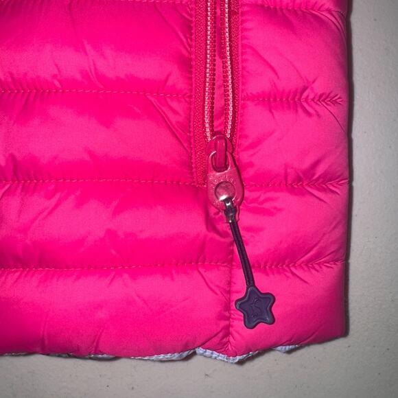 Joules Jacket Girls 5 Reversible Hooded Puffer Cool Weather Outdoor Lightweight - Picture 6 of 14